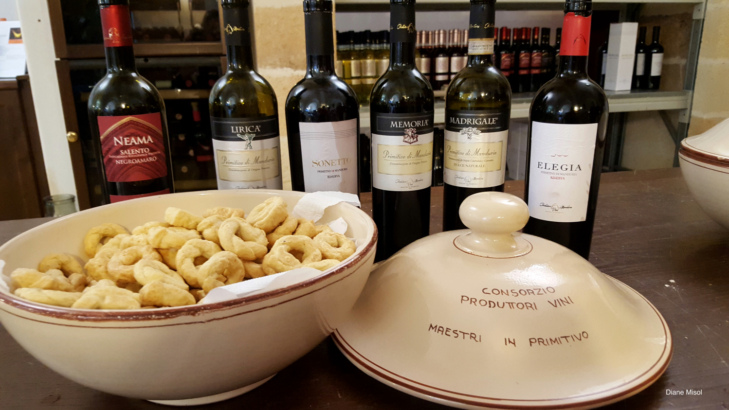Taralli and Wine Manduria