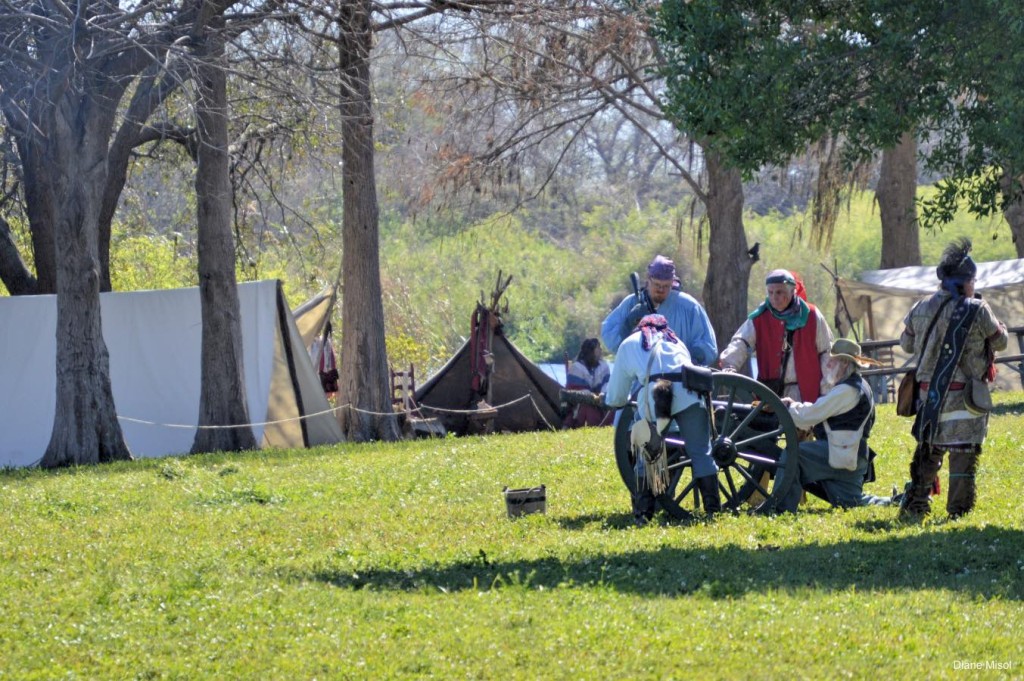 Canon fire, The Battle of Okeechobee - Florida
