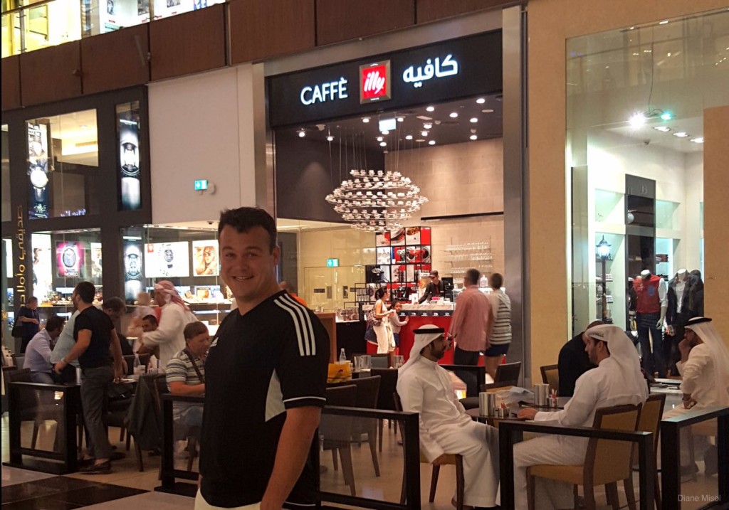 Time for a Coffee Break. Dubai Mall