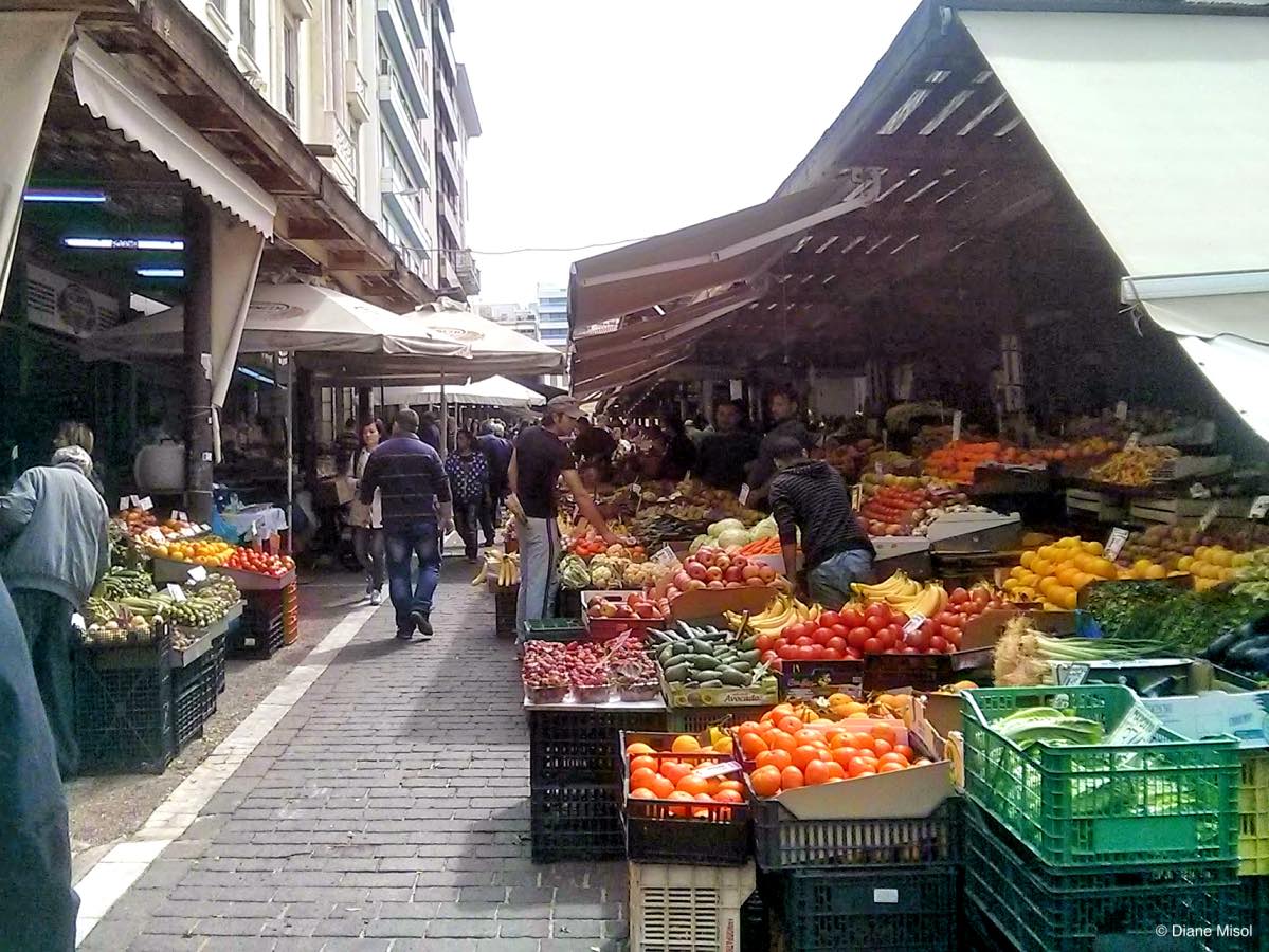 Fruits and Vegetables Market, Athens, Greece