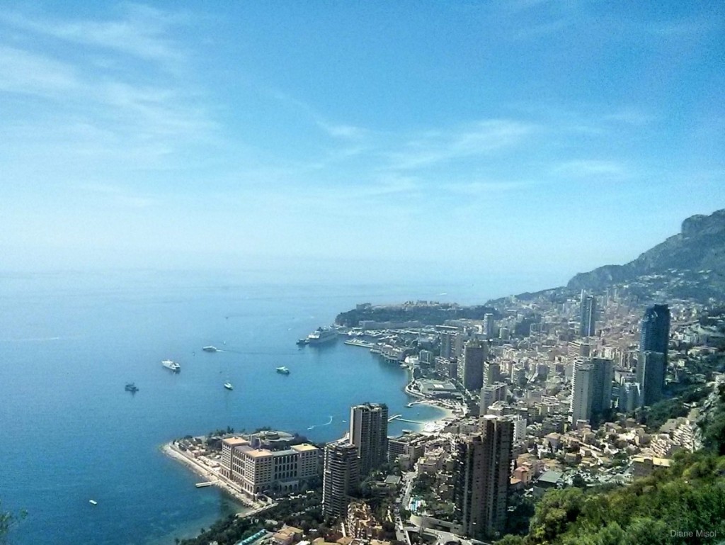 View of Ville Franche on the Road to Monte Carlo