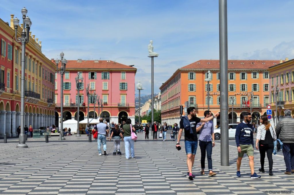 A Corner of Massena Square. Nice, France