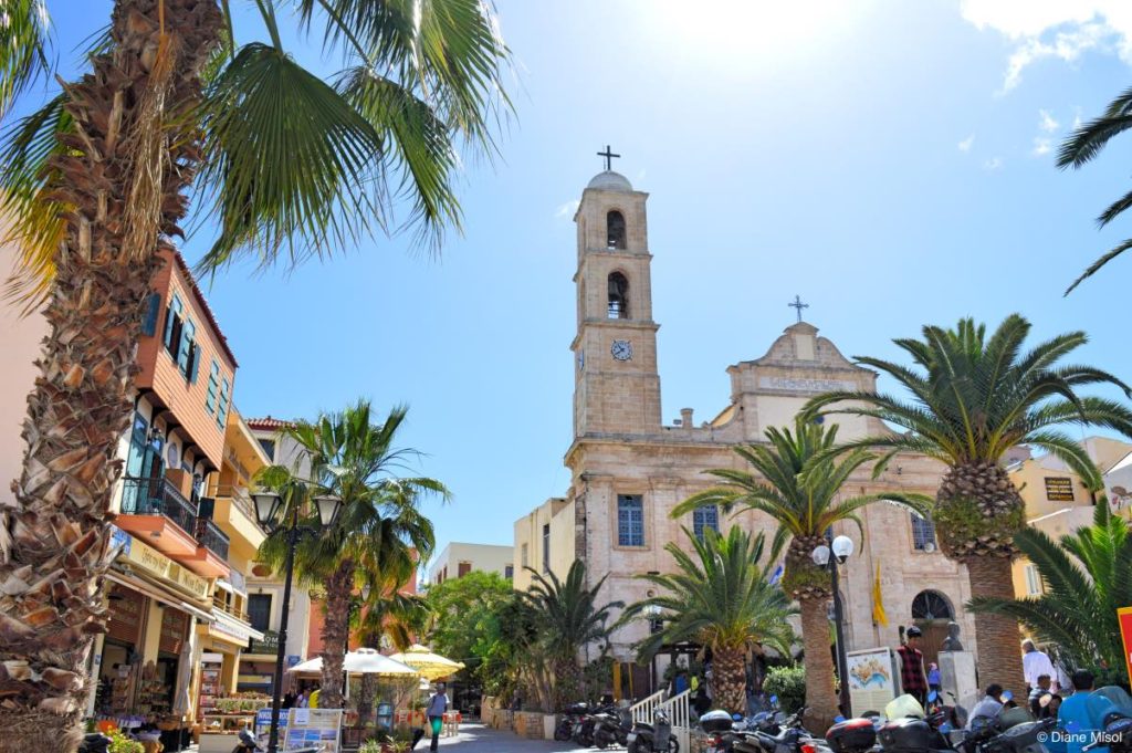 Beautiful Chania Town Square. Crete