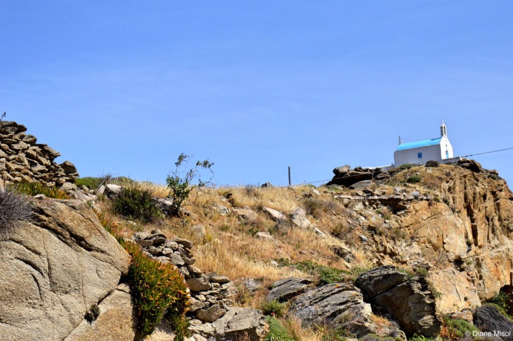 Chapel on a Cliff. Mykonos, Greece
