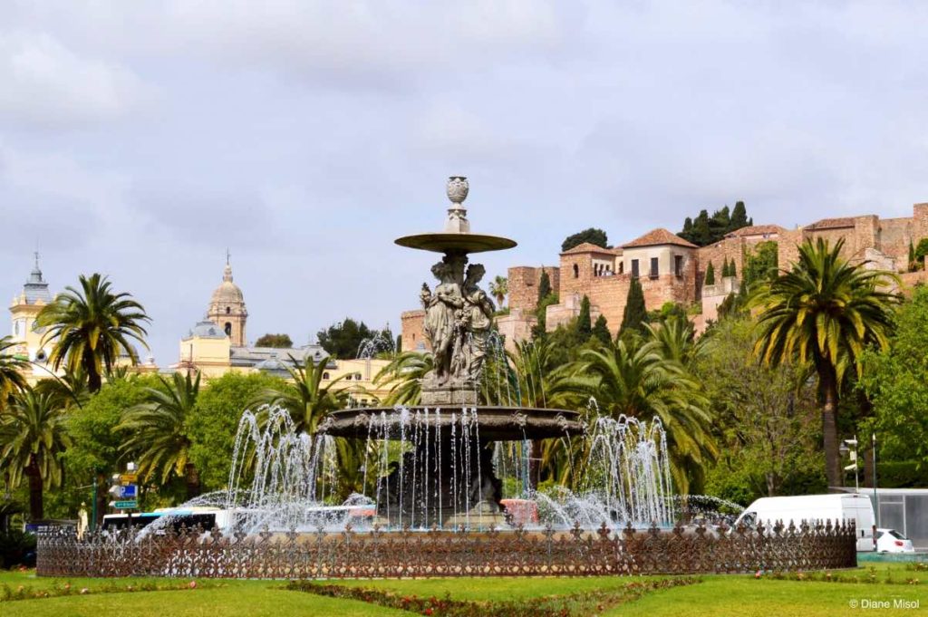 Fountain, Fuente de las Tres Gracias, Malaga