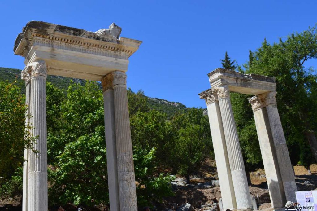 Hadrians Gate. Ephesus, Turkey
