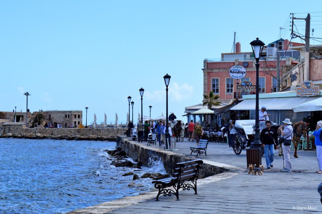 Waterfront Chania, Crete, Greece