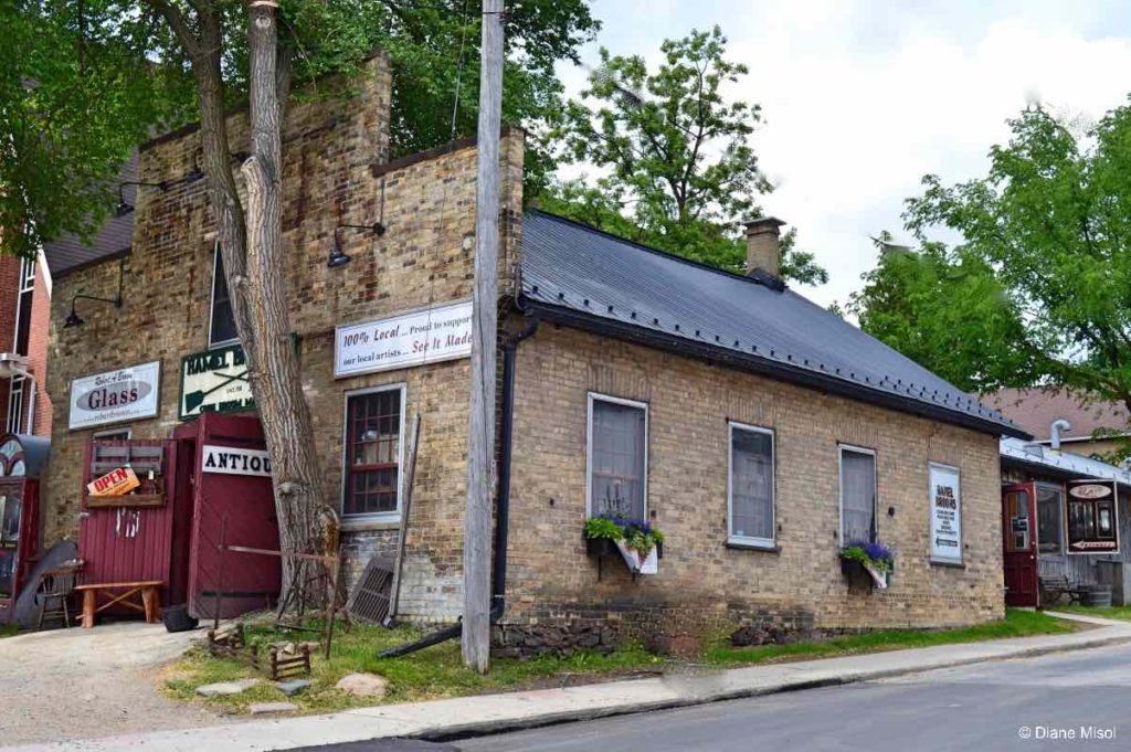 Antiques, Glass and Broom Shop. St. Jacobs, Ontario, Canada