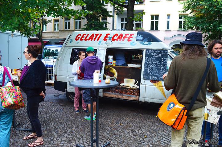 Coffee & Icecream Van, Boxhagener Platz, Friedrichshain, Berlin