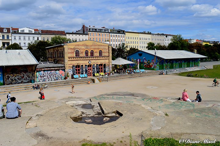 Görlitzer Park, Pamukkale Fountain Station View. Kreuzberg, Berlin