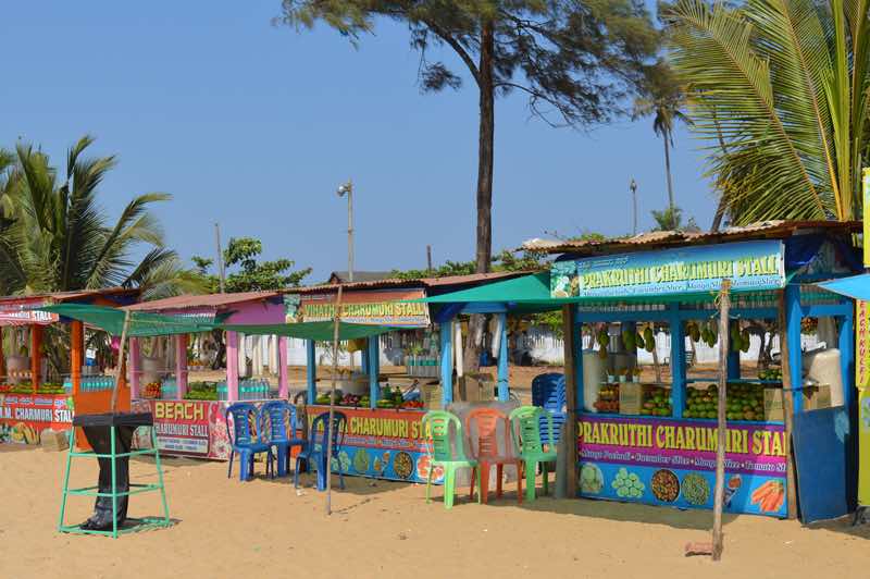 Beach Vending Stalls - Panambur Beach, New Mangalore, India