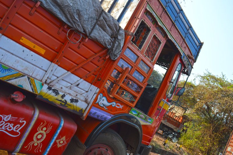 Colorful Transport Truck - Goa, India