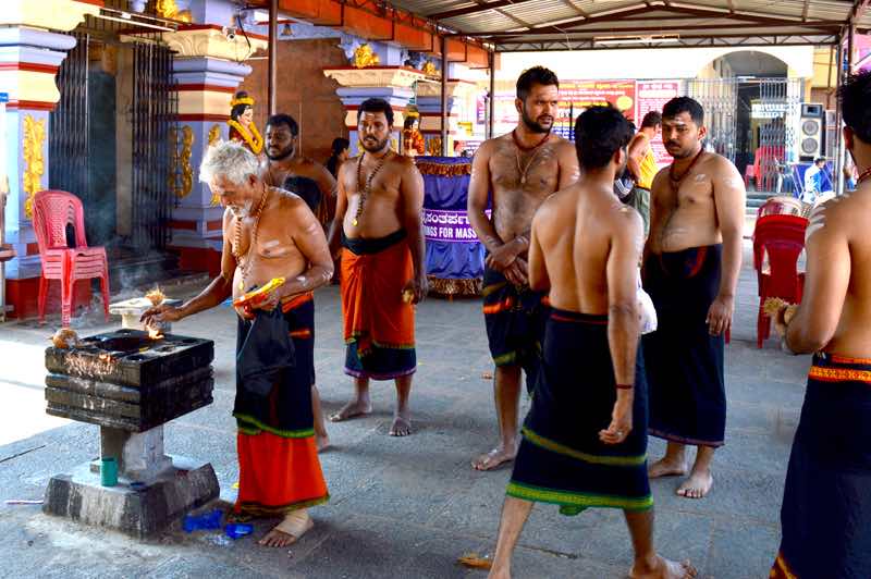 Male Ceremony - Temple, New Mangalore, India