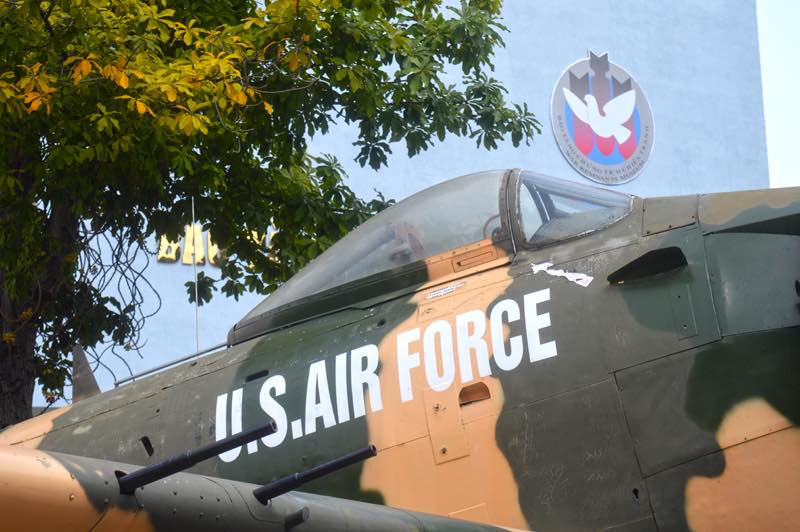 US Airforce Airplane at the War Remnants Museum - Ho Chi Minh, Vietnam