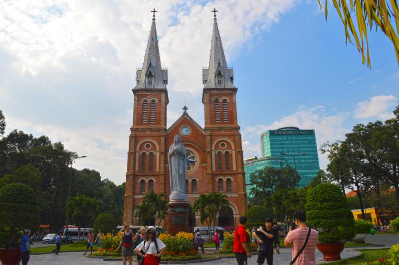 Notre Dame Cathedral Towers - Ho Chi Minh