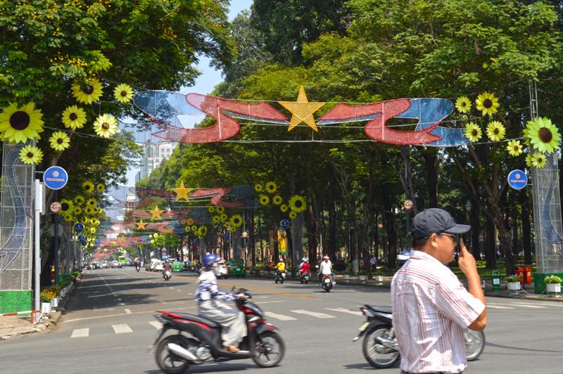 Street in Front of Independence Palace - Ho Chi Minh