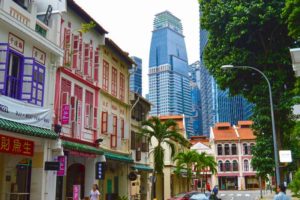 View of beautiful Chinatown - Singapore