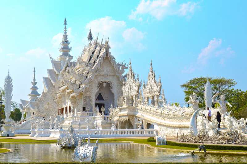 Wat Rong Khun White Temple - Chiang Rai, Thailand