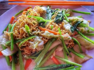 Yellow Noodles Dish - Vietnam