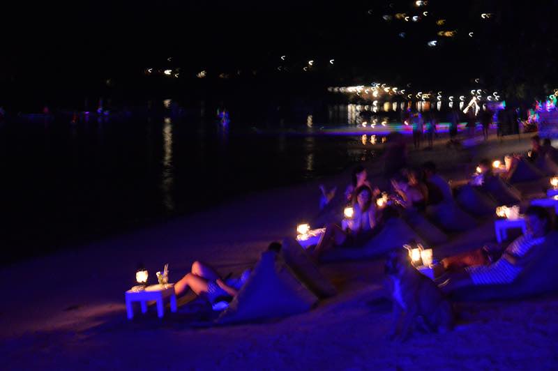 Candle Romance - Sairee Beach, Koh Tao Nights, Thailand