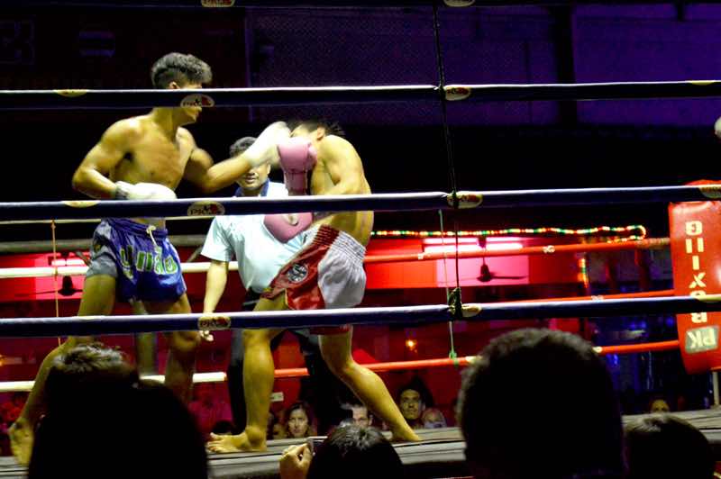 Face Hit, Main Fight, Muay Thai Boxing - Chiang Mai