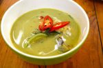 Final Touch Garnish, Green Curry - Chiang Mai Cooking School