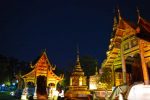 Temple Grounds By Night - Chiang Mai, Thailand