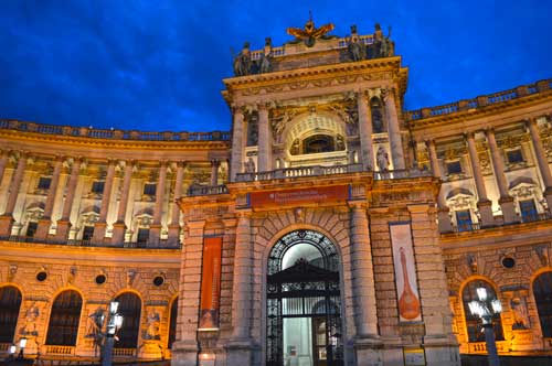 Austrian National Library - Vienna by Night