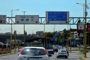 Balaton Highway Sign - Hungary
