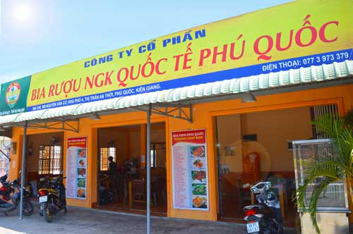 Exterior of Bia Ruou Restaurant and Craft Beer - Phu Quoc, Vietnam