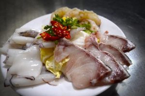Seafood for HotPot - Quan Oc Binh Dan 30k Restaurant, Phu Quoc