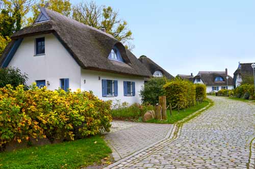 Thatched Roof Houses of Ruegen, Germany