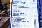 Fish & Seafood Price - Menu from Alhalaka Restaurant, Hurghada, Egypt