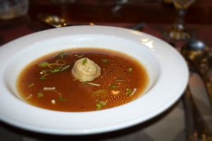 Chicken Dumplings Soup - Sayonara Asian Restaurant, Serenity Resorts, Egypt