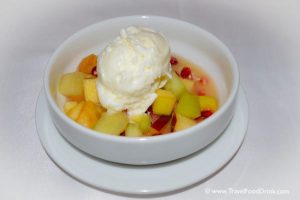 Fruit Salad with Ice Cream - Al Dente, Serenity Hotels, Egypt