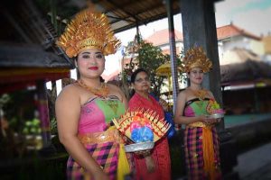 Barong Dance Greeters - Bali, Indonesia
