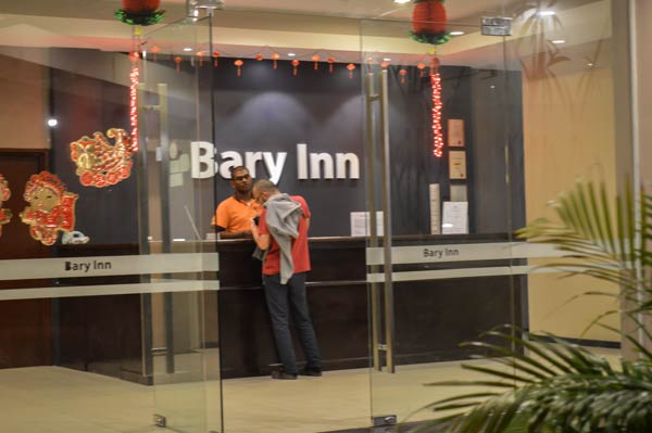 Lobby at the Bary Inn, Kuala Lumpur Airport Hotel