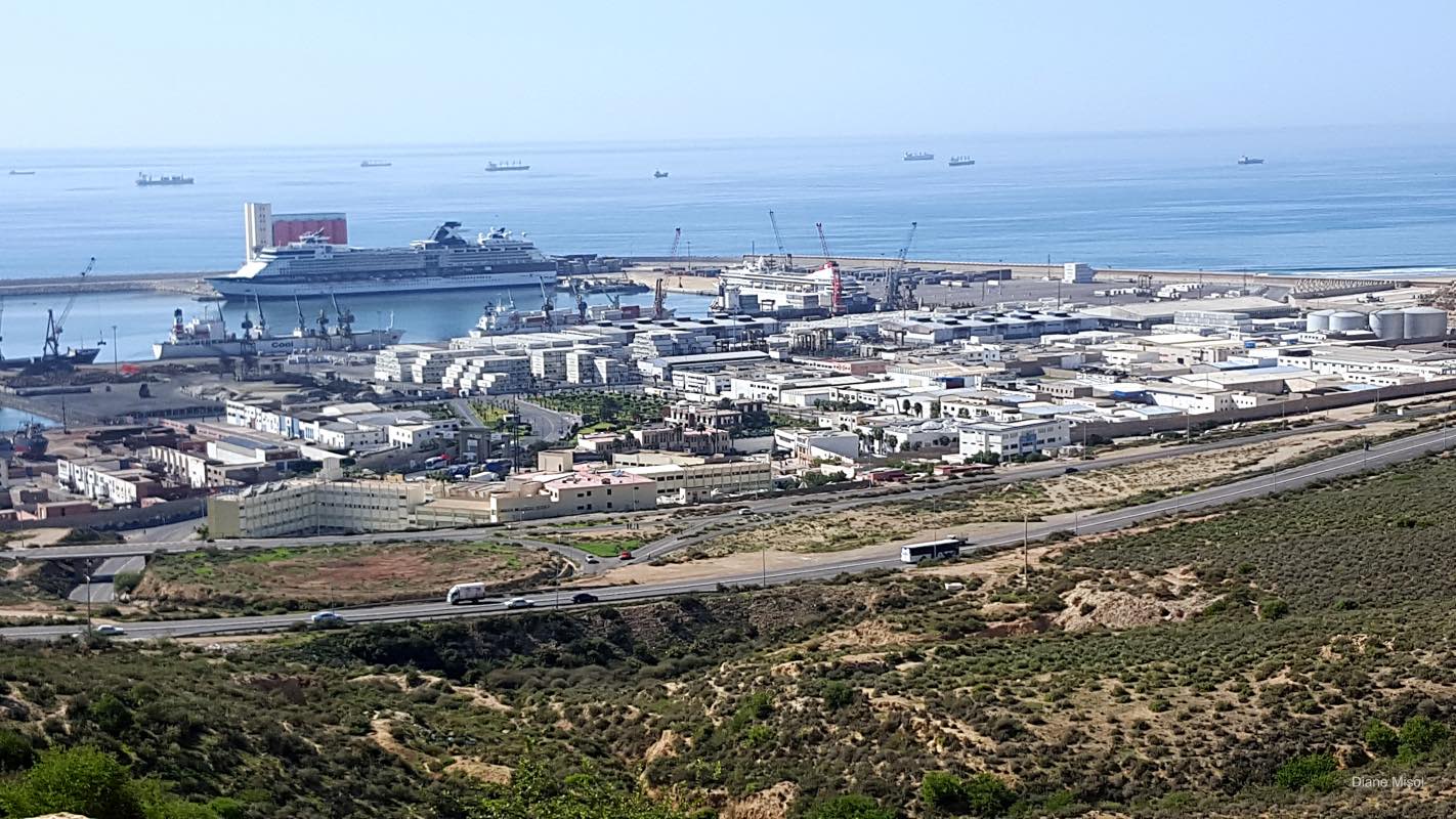 Aerial View of Port, Agadir, Morocco