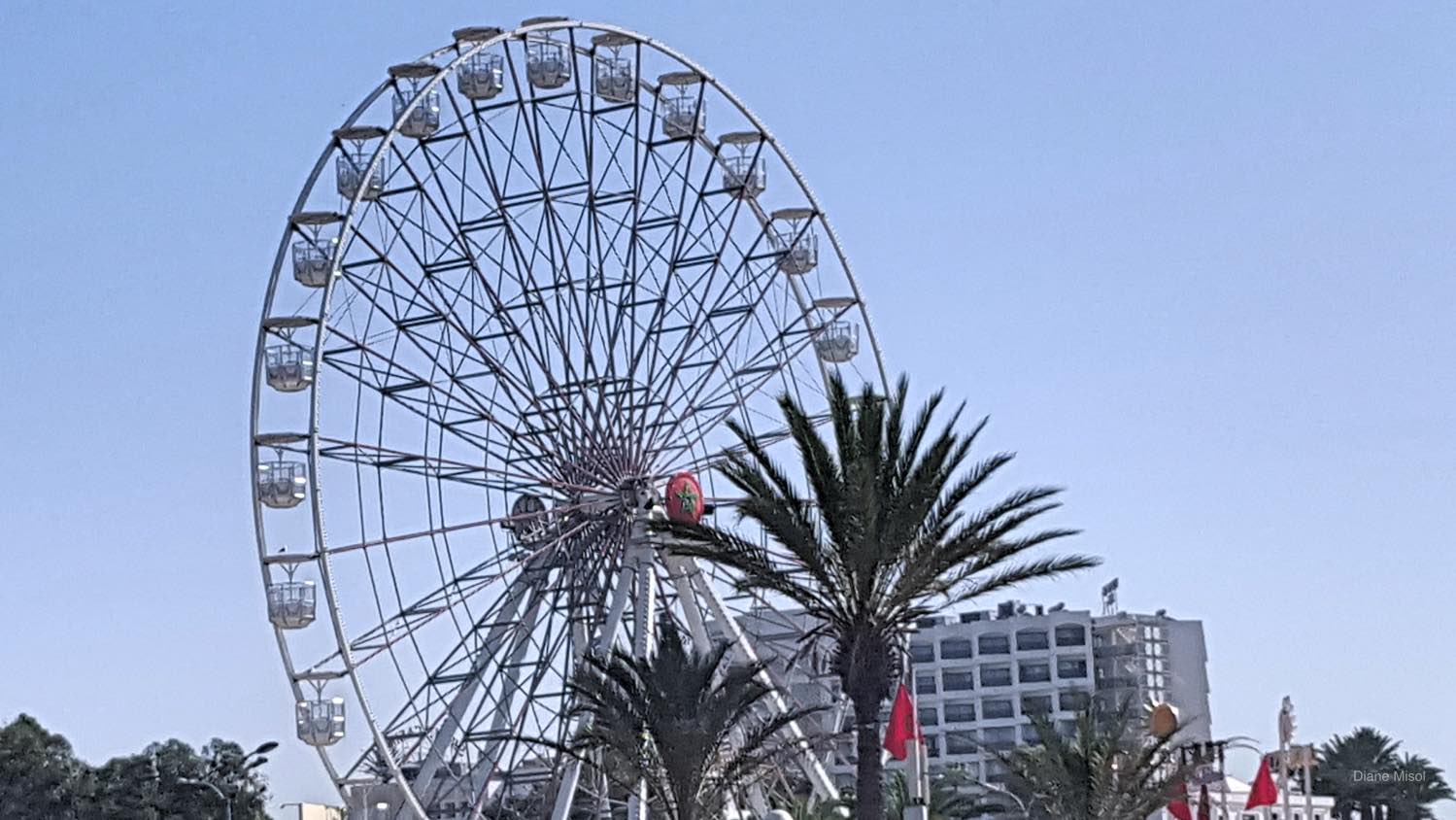 Ferris Wheel at Agadir Beach, Morocco