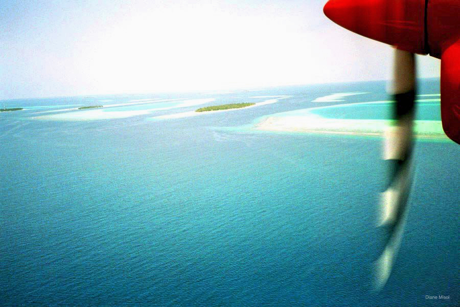 Aerial View Maldives