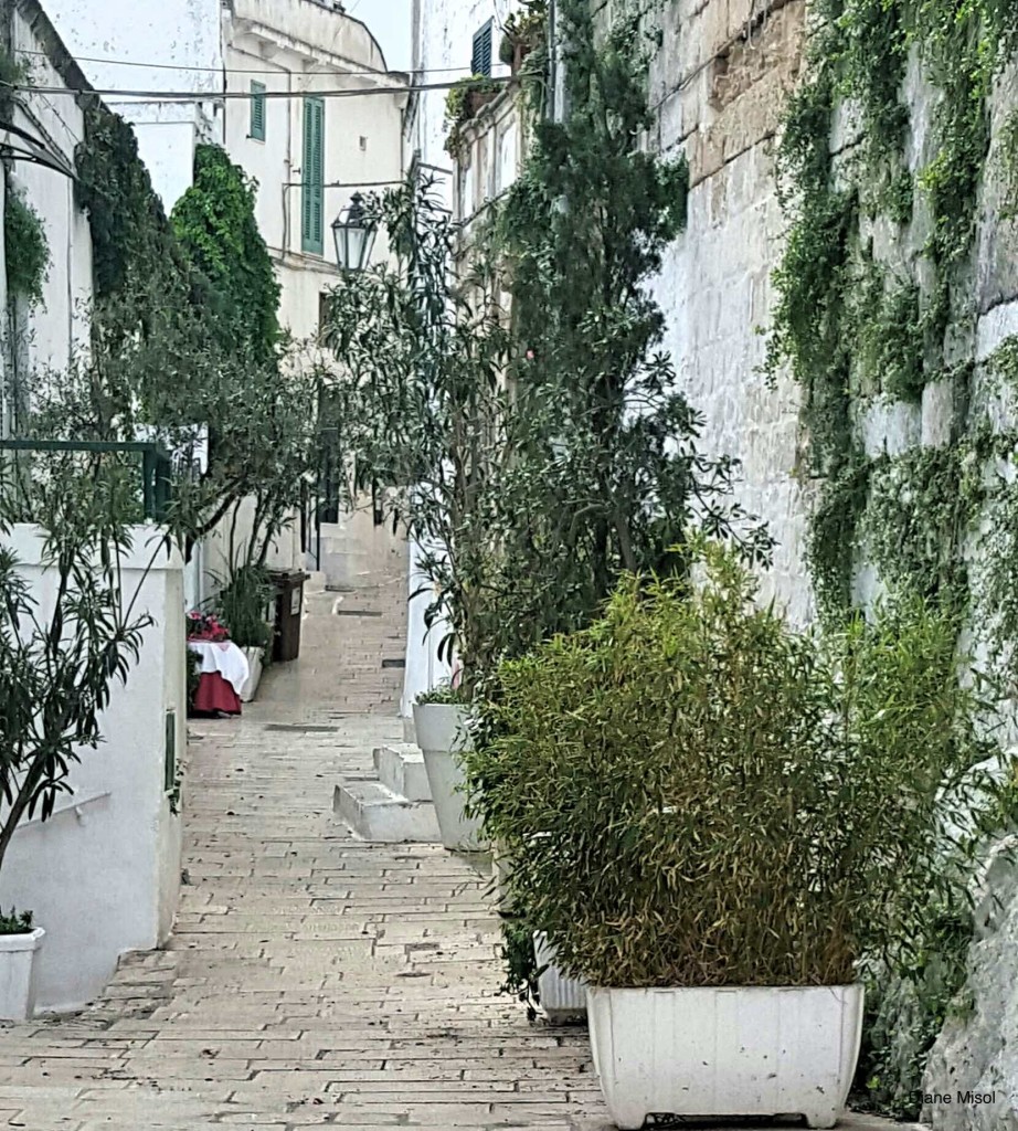 Alley in Ostuni, Italy