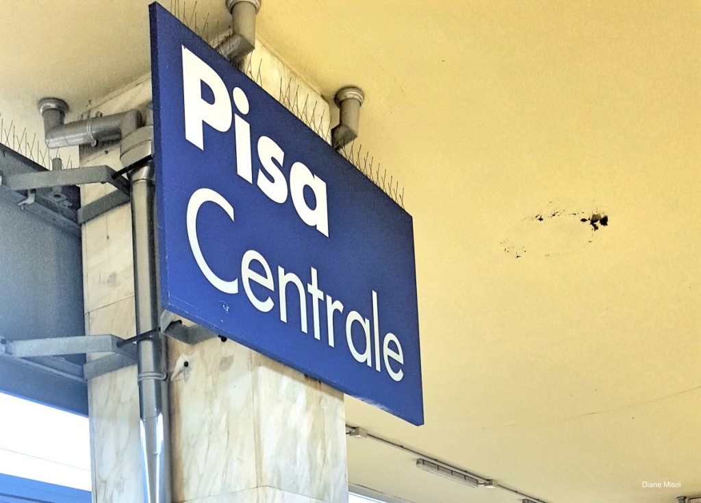 Pisa Centrale Train Station Sign