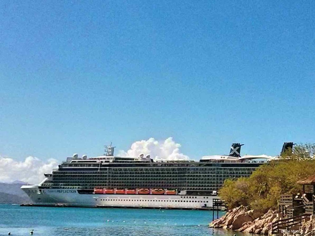 Cruise ship in Labadee, Haiti