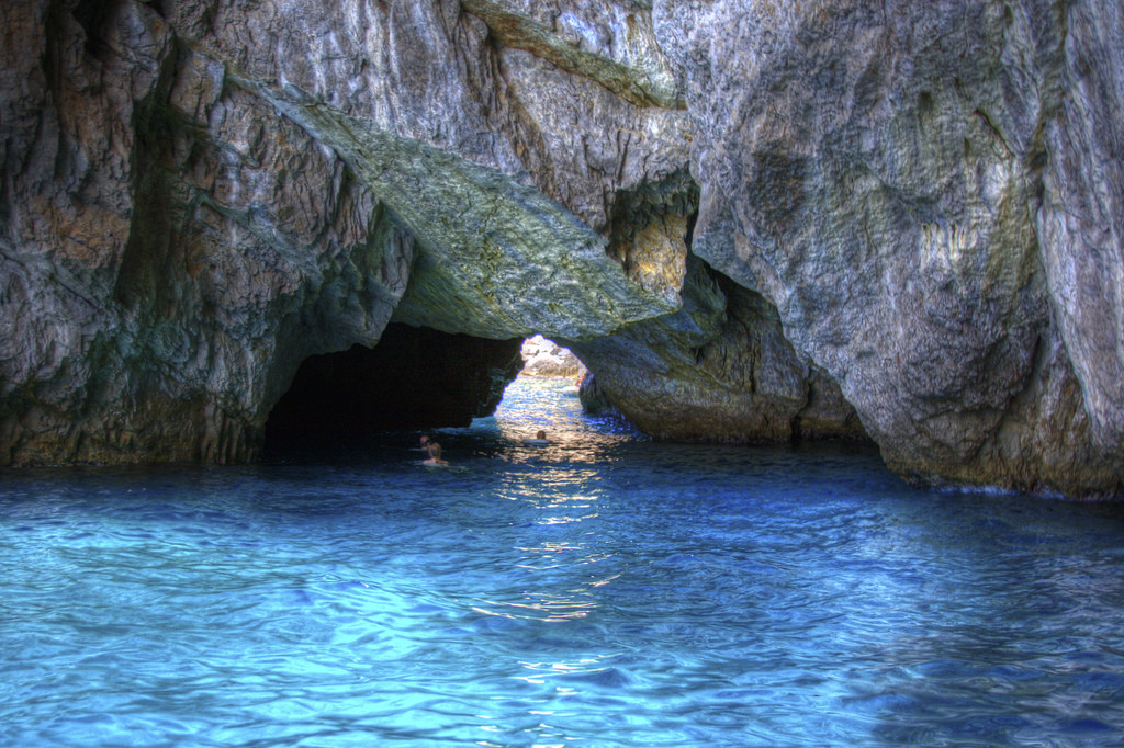 Grotto Verde / Green Cave, Capri, Italy