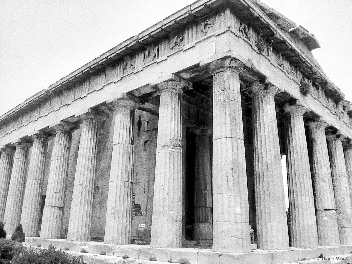 Agora Temple of Hephaestus, Up Close and Personal, Athens, Greece