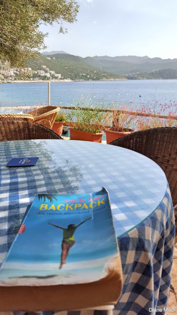 A book, a cafe and a million dollar view! Kas, Turkey