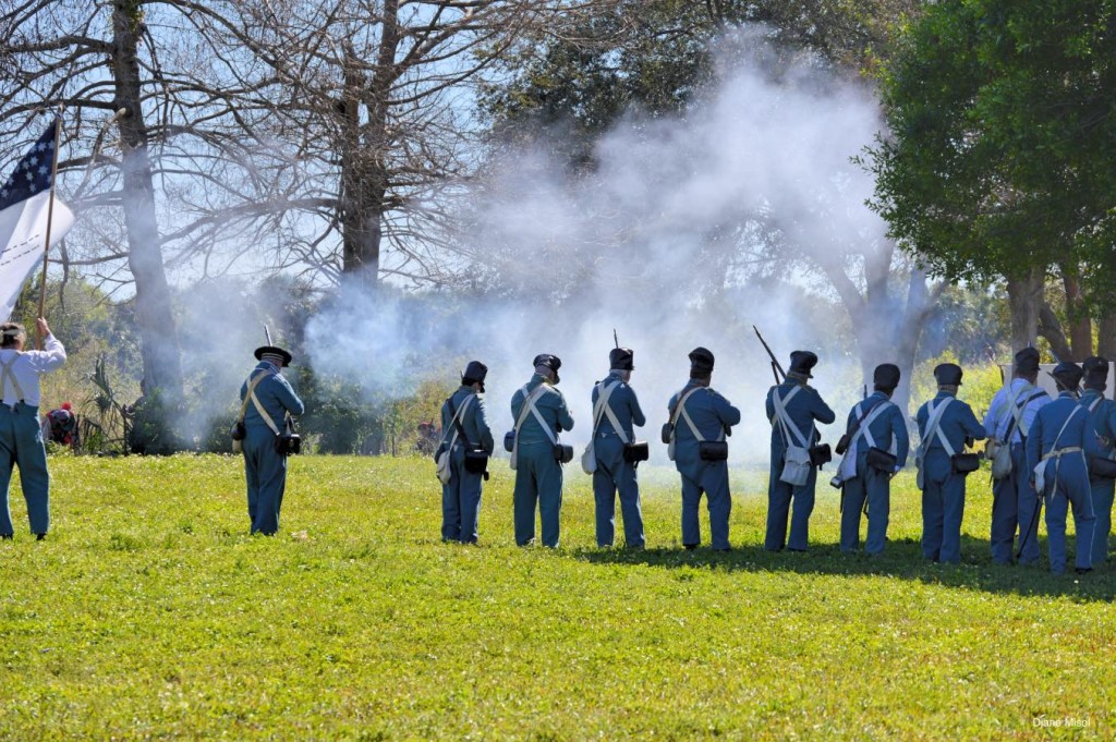 Battlefield Smoke, Battle Of Okeechobee, Second Seminole War