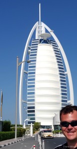 Entrance to the Burj Al Arab Hotel, Dubai