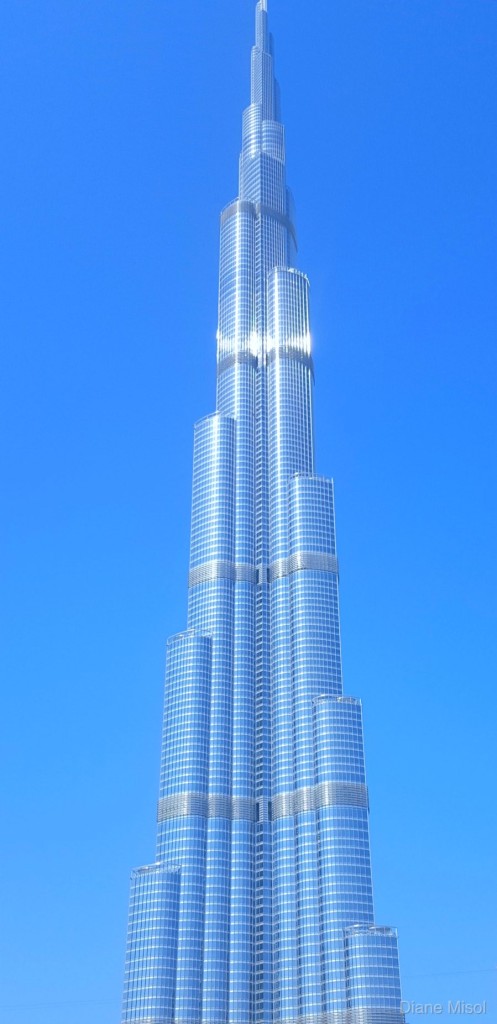 Burj Khalifa in the afternoon sun, Dubai