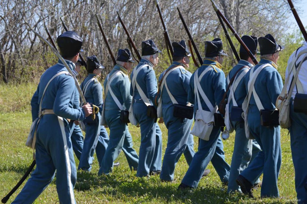 Enlisted Men, Battle Of Okeechobee, Reenactment
